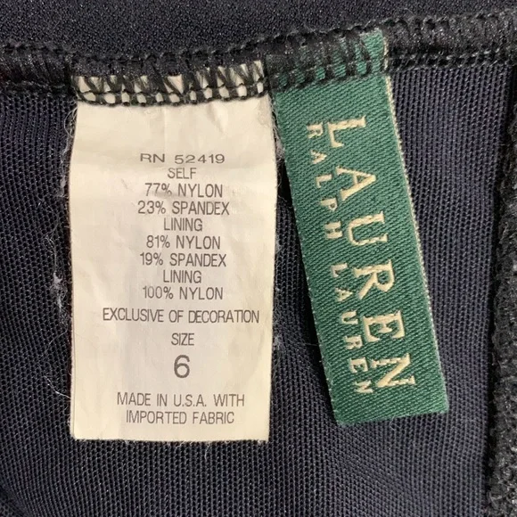 Ralph Lauren Black One Piece Swimsuit 6 - Picture 9 of 12